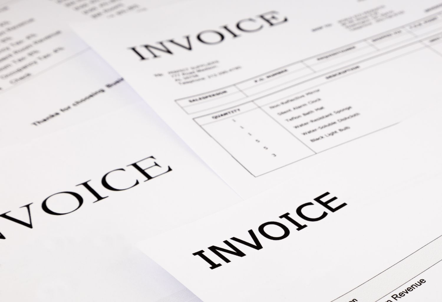 Unsettled Invoices in Electronics